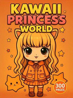 Kawaii Princess World – 300 Princess & Cute Girl Pages