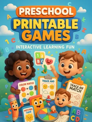 Preschool Printable Games – 880 Pages of Interactive Learning Fun