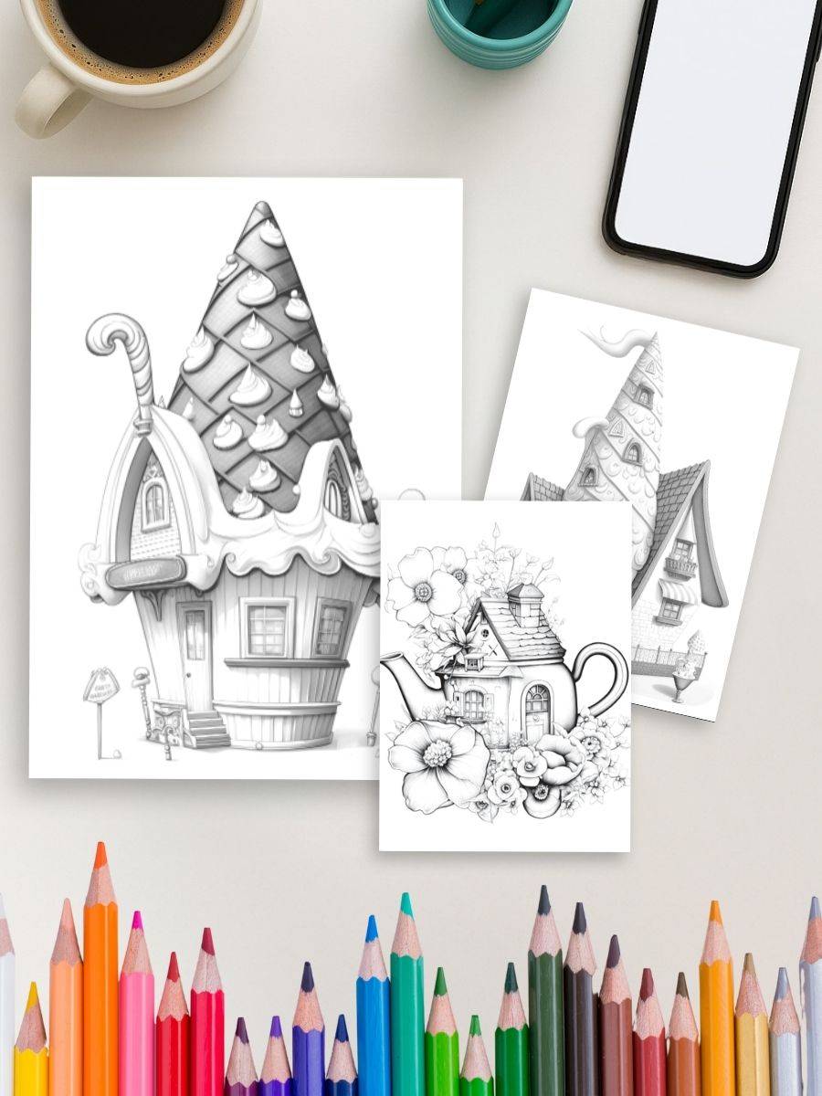 Yummy Dwellings – 250 Food-Themed Fantasy House Pages - Image 3